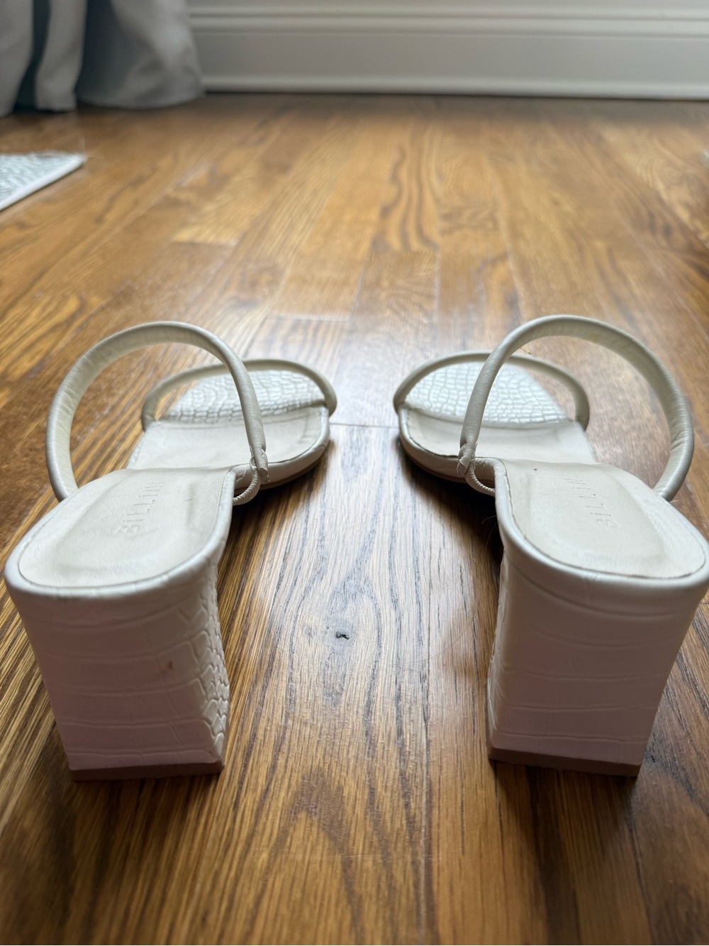 Billini Cream Double-Strap Block Heel Sandals - Picture 3 of 4